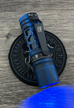 PRE-ORDER FINISH Titanium Rail with Turret Barrel Ring, BF Logo Clip, Battleworn Blue Cerakote 3 Picatinny with with QUANTUM DRIVER