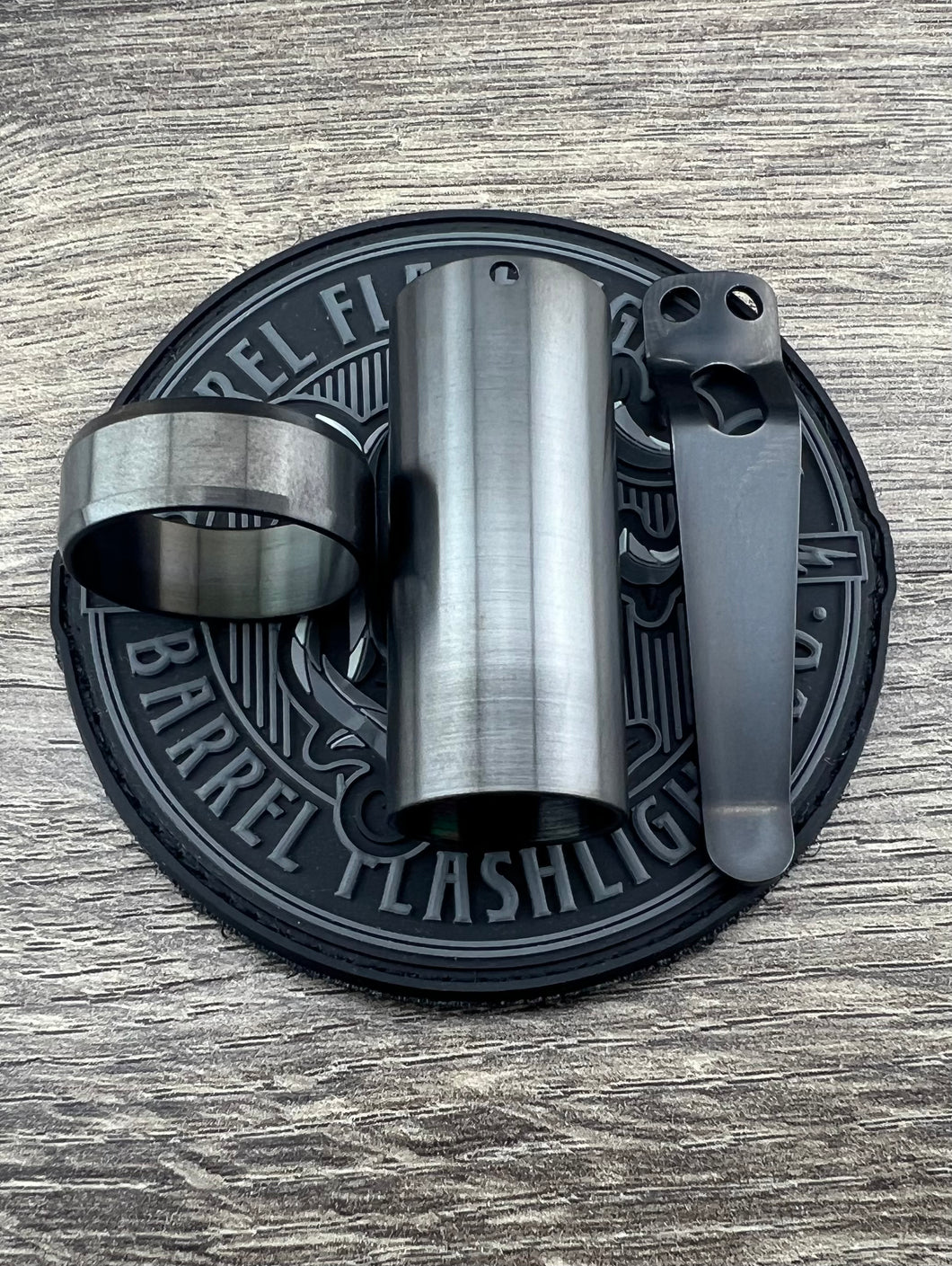 DLC Titanium Ring, Sleeve and Burnish DLC standard bent clip set