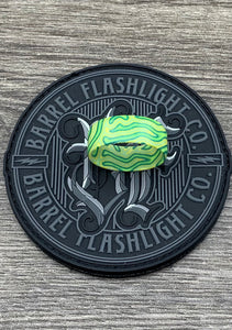 Lime Green Crazy Fiber Barrel Ring